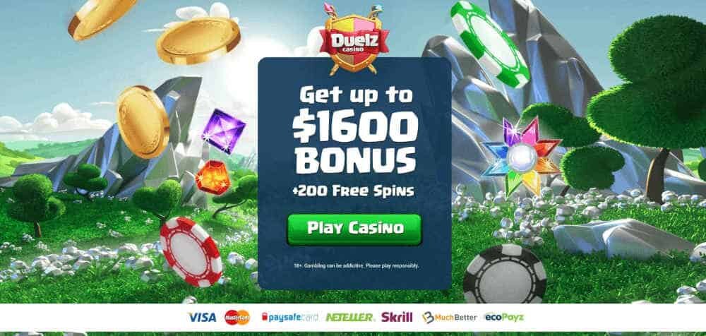 Duelz CAD1600 Casino Bonus