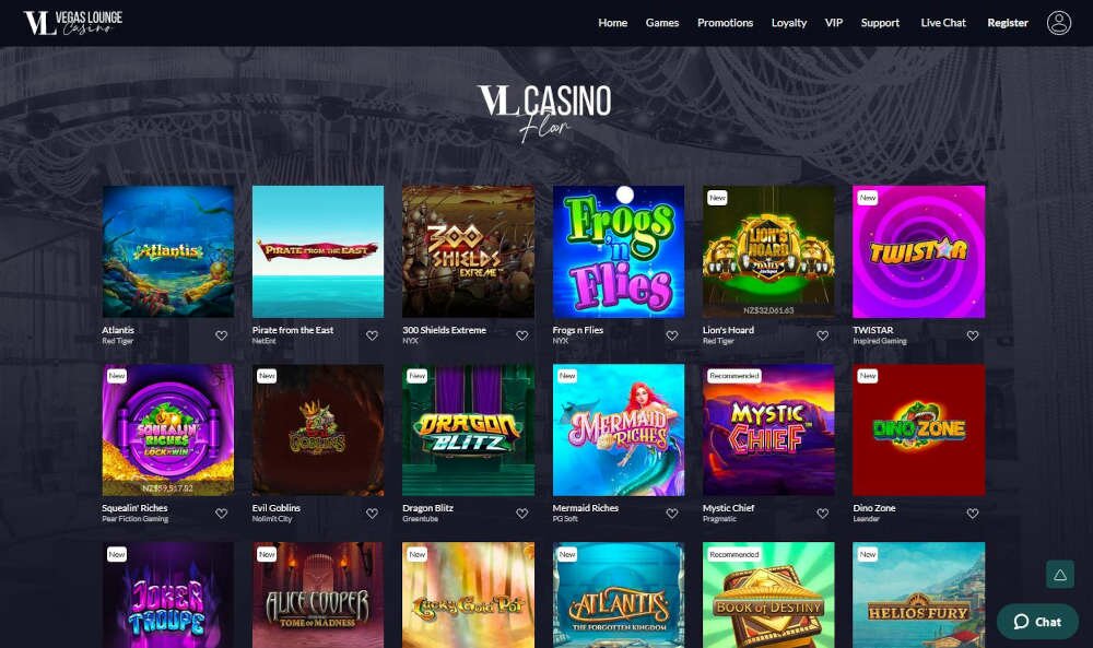 Vegas Lounge Casino Games